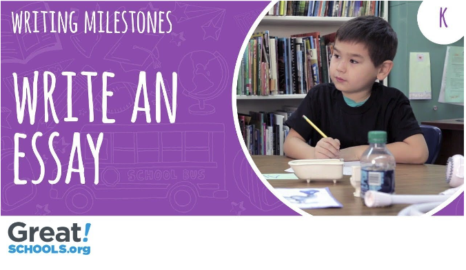 Can your kindergartner write a simple essay?- Milestones from GreatSchools