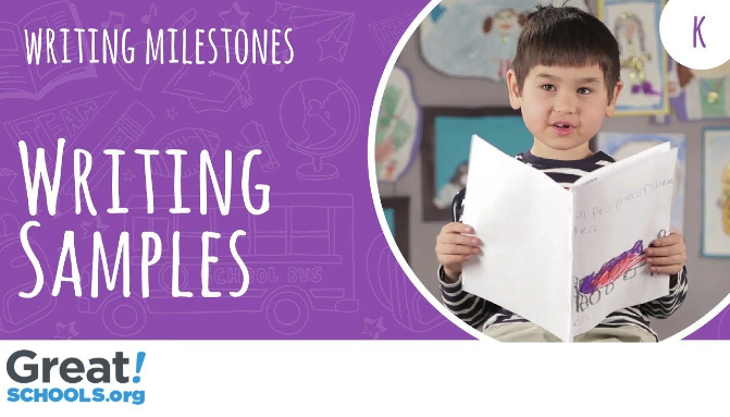 What does kindergarten writing look like? - Milestones from GreatSchoolsTitle