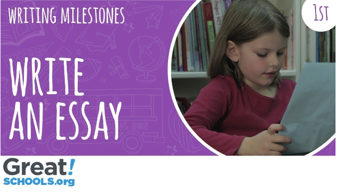 Can your 1st grader write a simple essay?