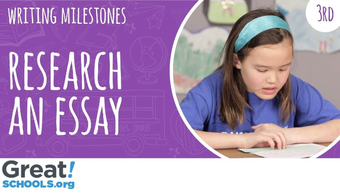 Can your 3rd grader do research for an essay?